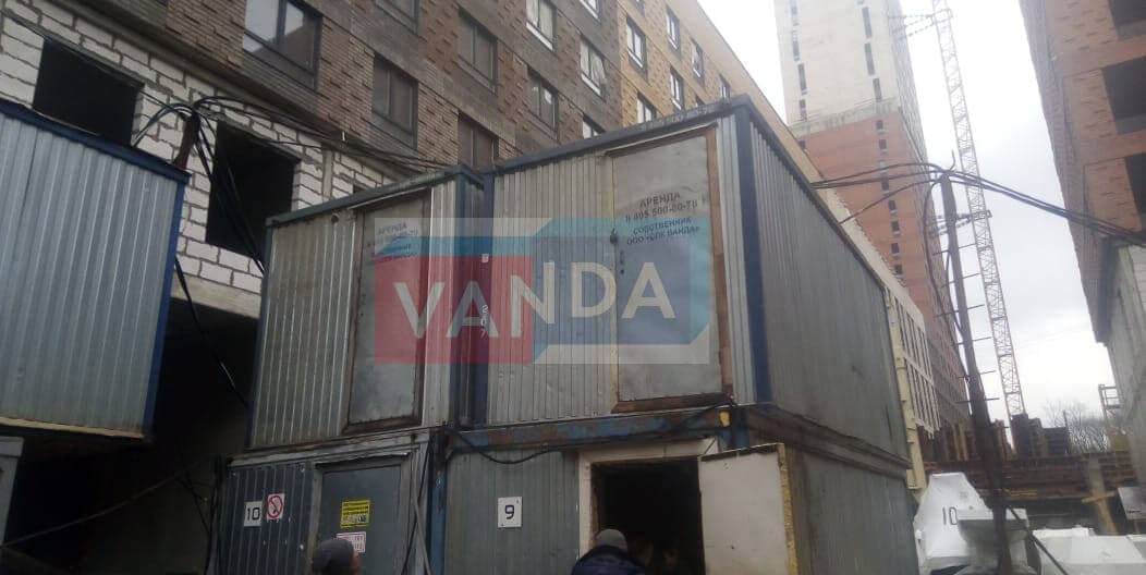 Б/У блок контейнер с тамбуром 5.85x2.45